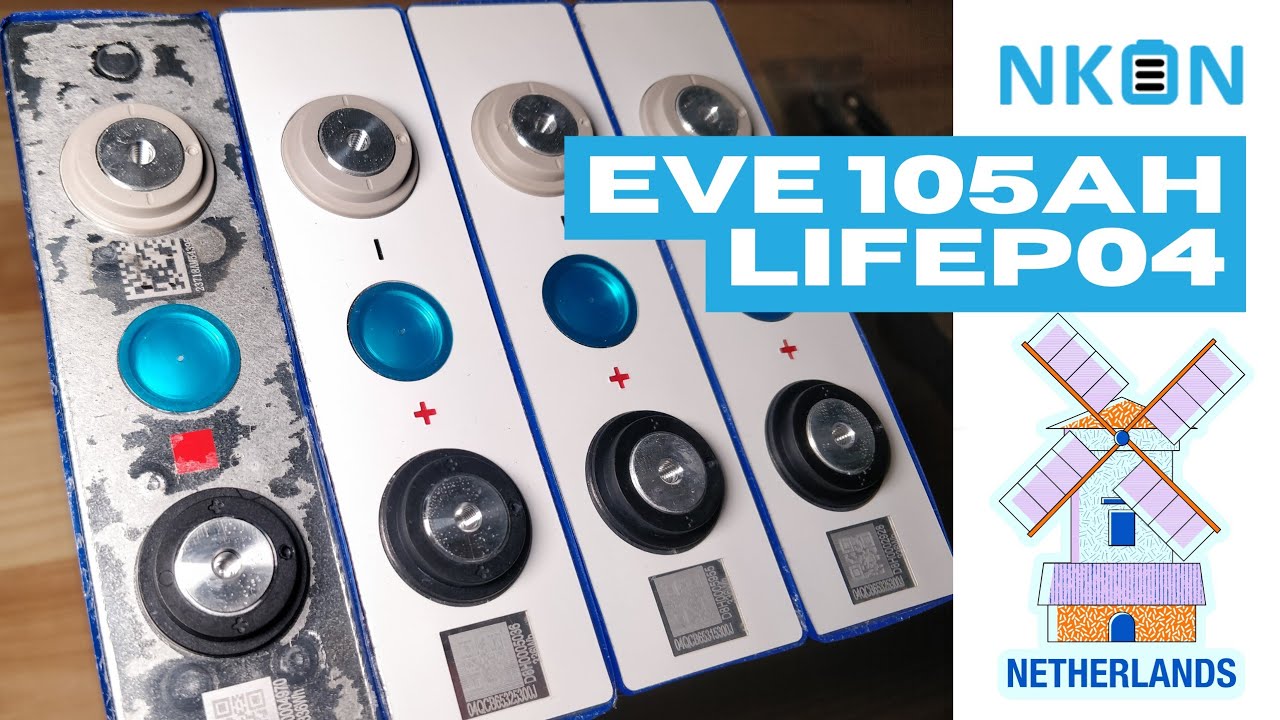Тестування Lifepo4 (LFP) акумуляторів EVE 105Ah. LF105 Grade A.