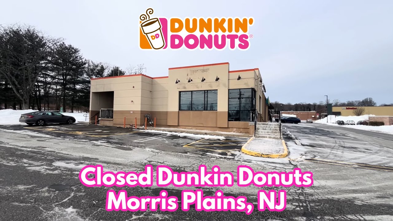 Закрылось кафе Dunkin Donuts в Моррис-Плейнс, штат Нью-Джерси.