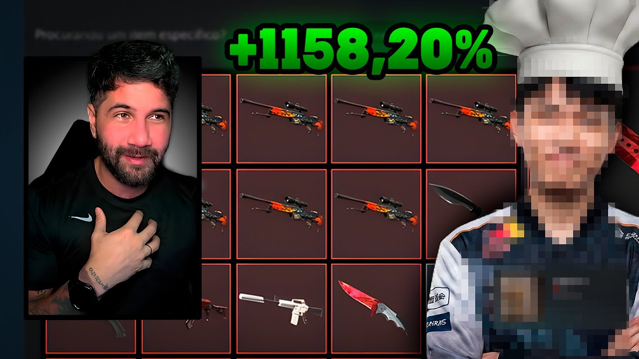 SKINS DE CS2 EST&Atilde;O COZINHANDO! 📈🔥