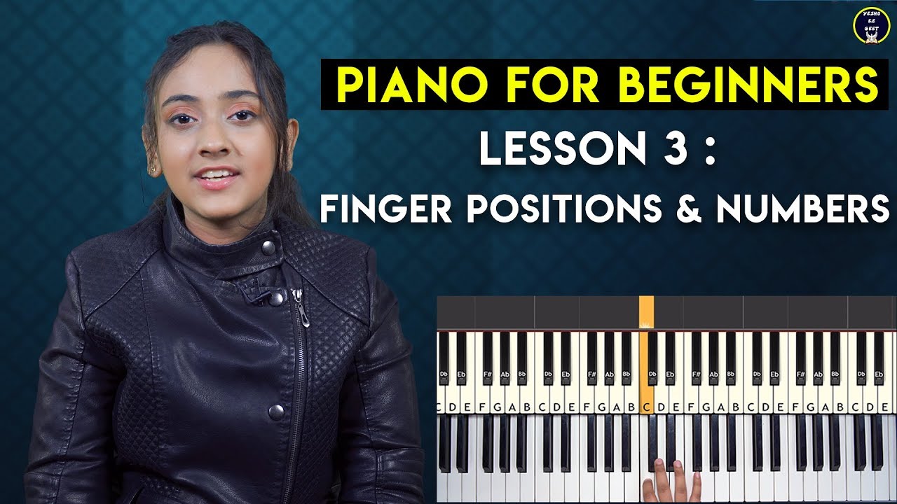 Piano Lessons for Beginners: Part 3 (Finger Positions & Numbers) | EASY PIANO TUTORIAL