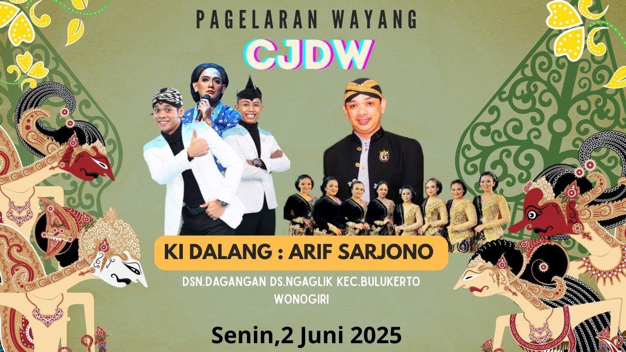 Live Pagelaran Wayang CJDW Bintang Tamu Cak Percil Cs Ngaglik  - Wonogiri