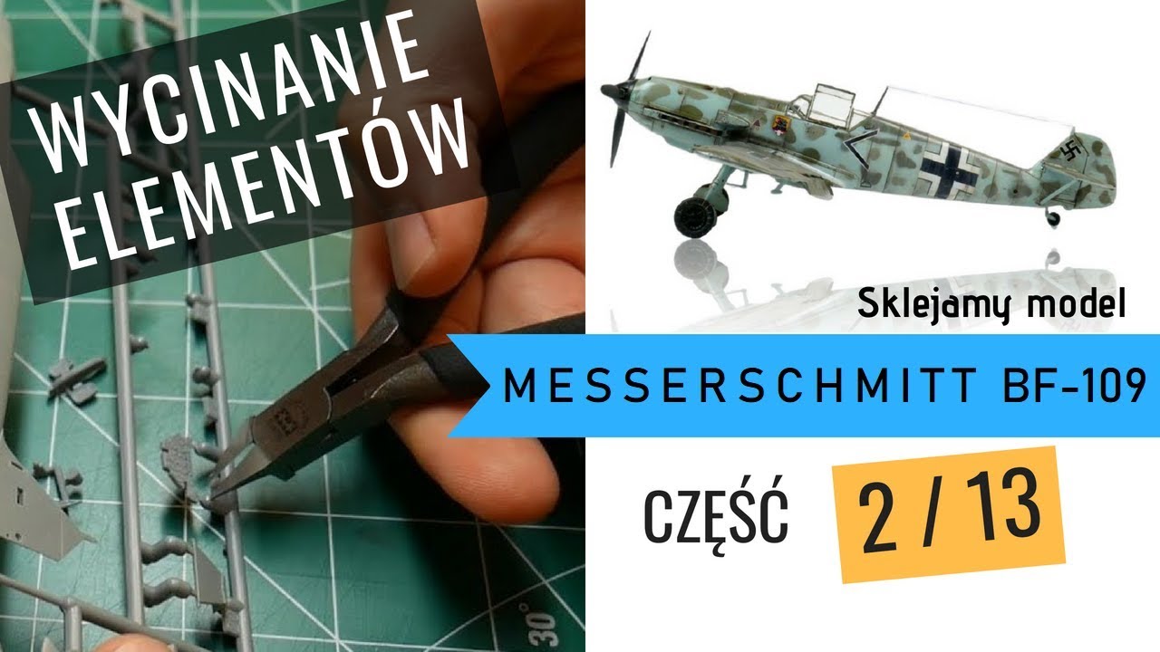 Cążki modelarskie, wycinanie i obróbka części plastikowych