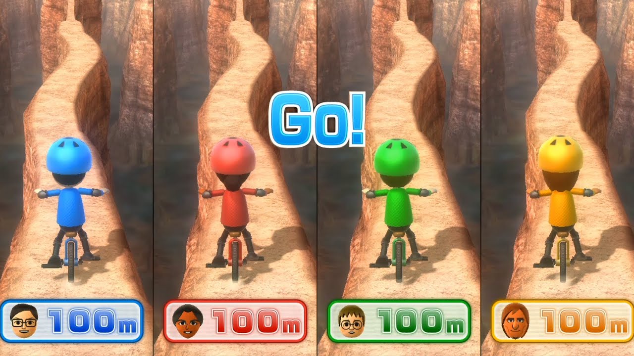 Wii Party U Minigames - Oldbie Vs Paula Vs Skip Vs Leonel (Expert Difficulty)
