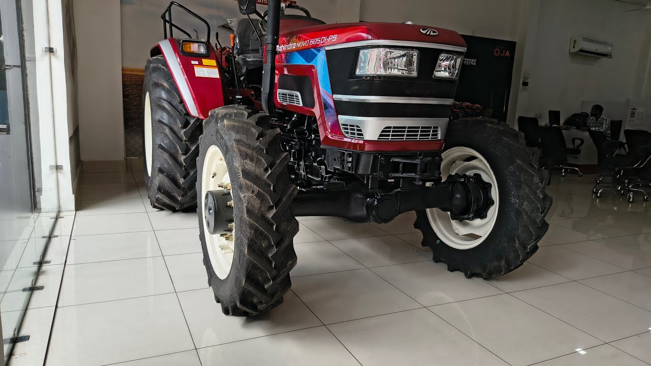 Mahindra NOVO 605 DI PS New tractor 2025 model new features review 