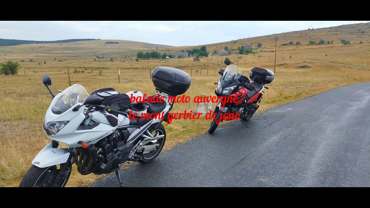 balade moto auvergne  le mont gerbier de jonc