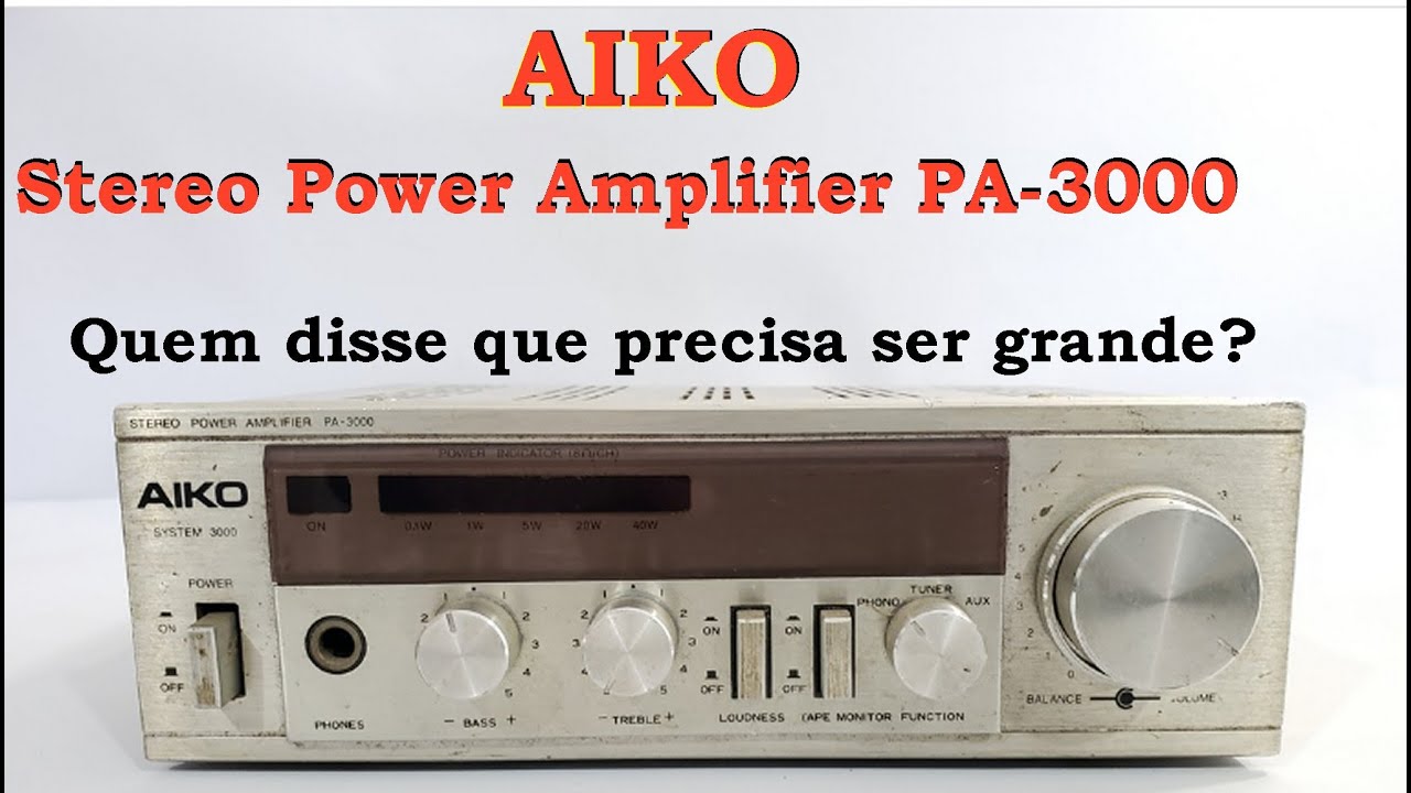 Aiko Stereo Power Amplifier PA-3000
