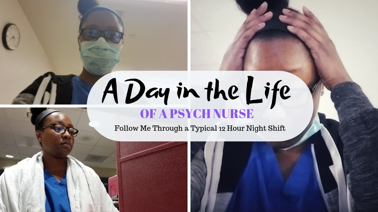 A Day in the Life of a Psych Nurse | Come to Work With Me | 12 Hour Night Shift | KeAmber Vaughn