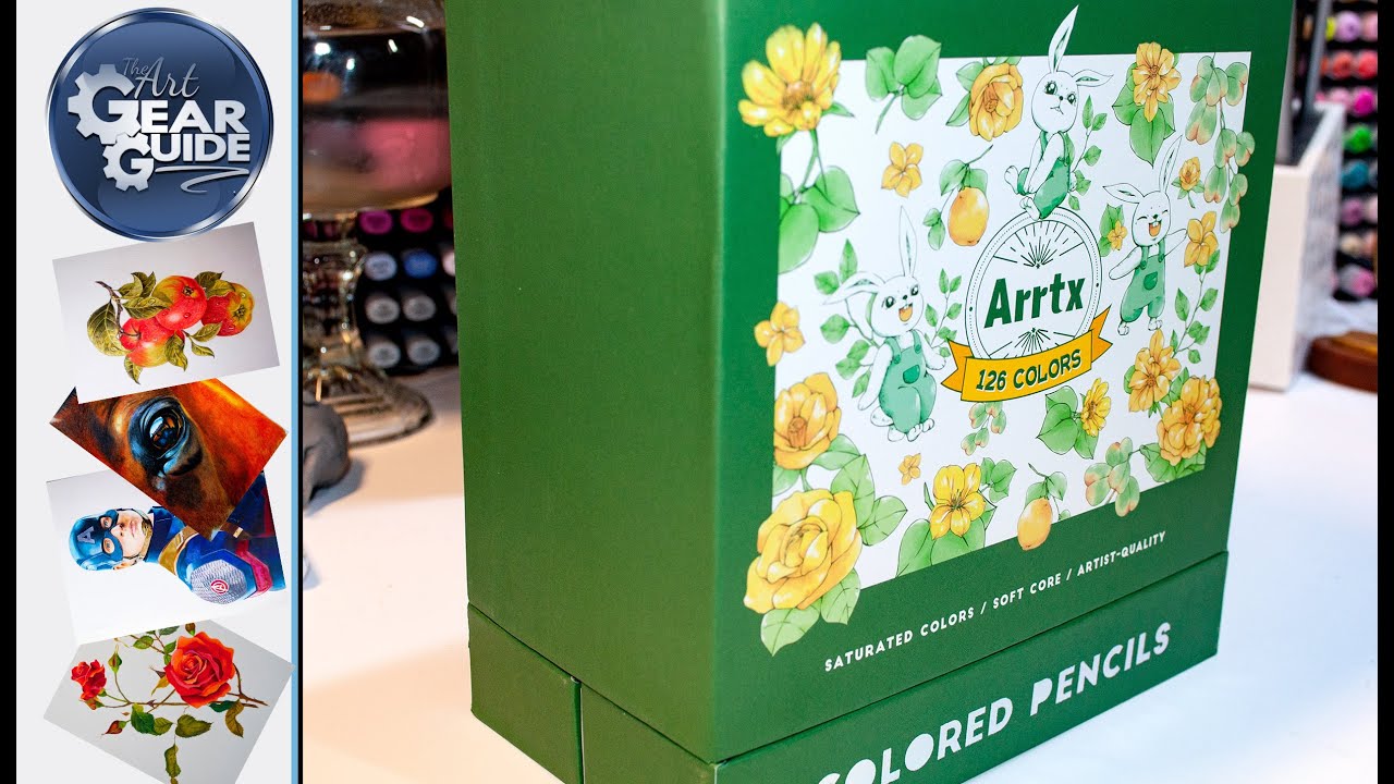 Brand New 126 Set of Arrtx Colored Pencils A Visual Guide Of The Additional 54 Colors