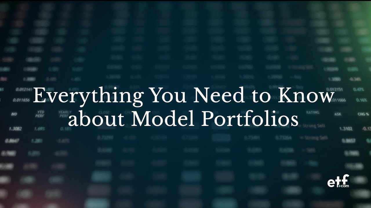 [Talk ETFs] Model Portfolios: Everything You Need to Know