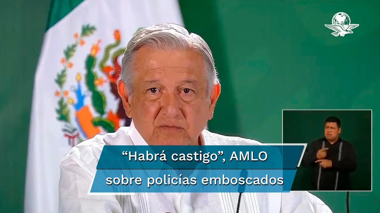 Habr&aacute; castigo a responsables del asesinato de 13 polic&iacute;as en Coatepec Harinas: AMLO