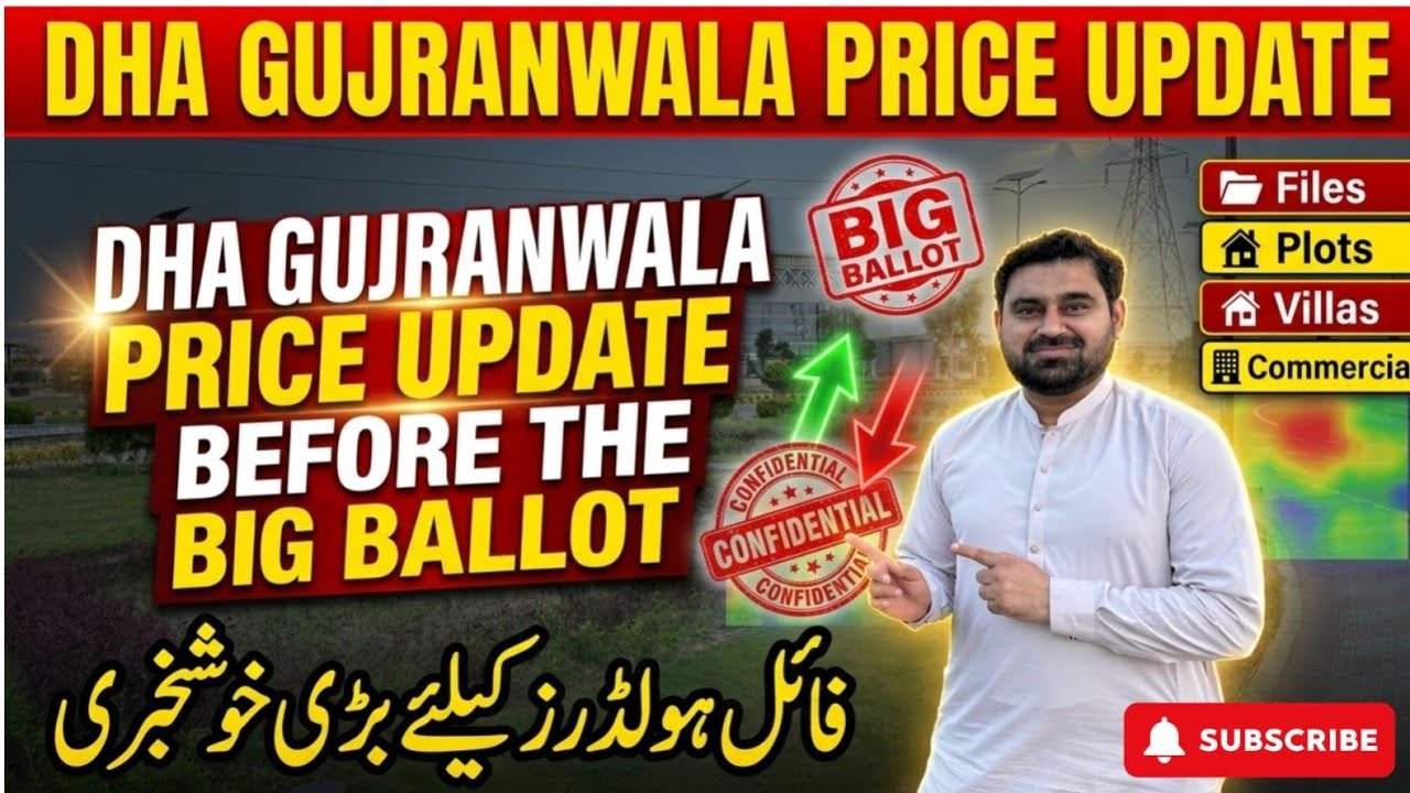 DHA Gujranwala Weekly Price Update || Dha Gujranwala 