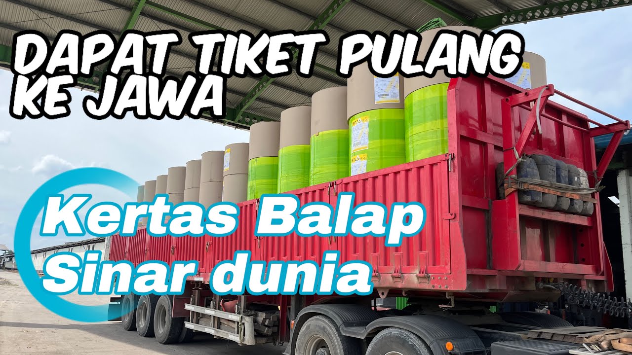 Dapat tiket ke Jawa bermuatan kertas roll balap 📌📍#sibasurya #drivingview #truckdrivingvideo