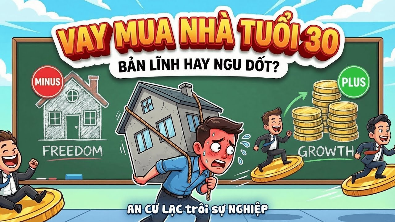 Vay mua nhà tuổi 30: BẢN LĨNH hay là sự NGU DỐT về tài chính?  - AN CƯ LẠC trôi sự NGHIỆP 2026