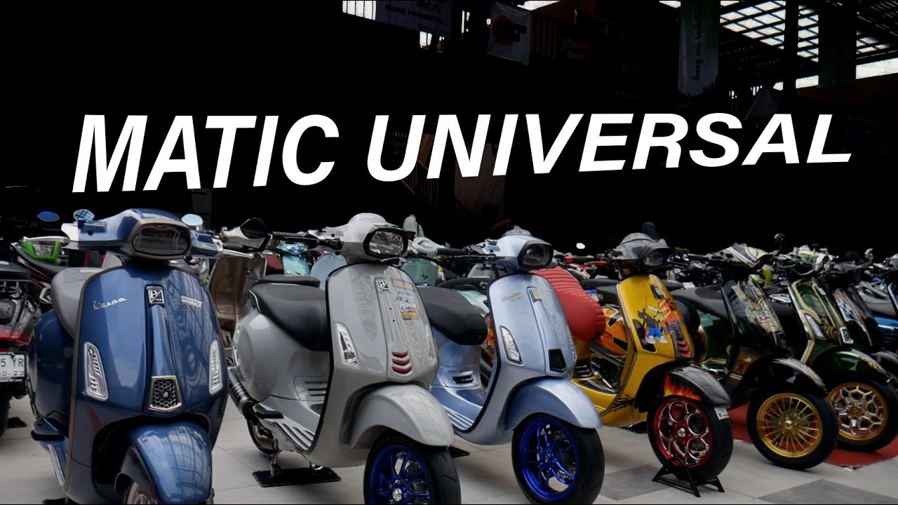 Perdana Ikut Kontes Vespa di Matic Universal Vol. 3