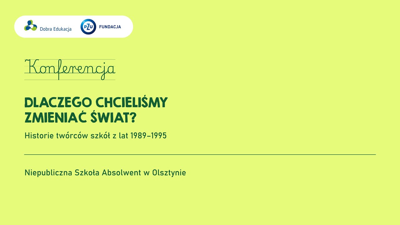Konferencja podsumowująca projekt: Niepubliczna Szkoła Absolwent w Olsztynie