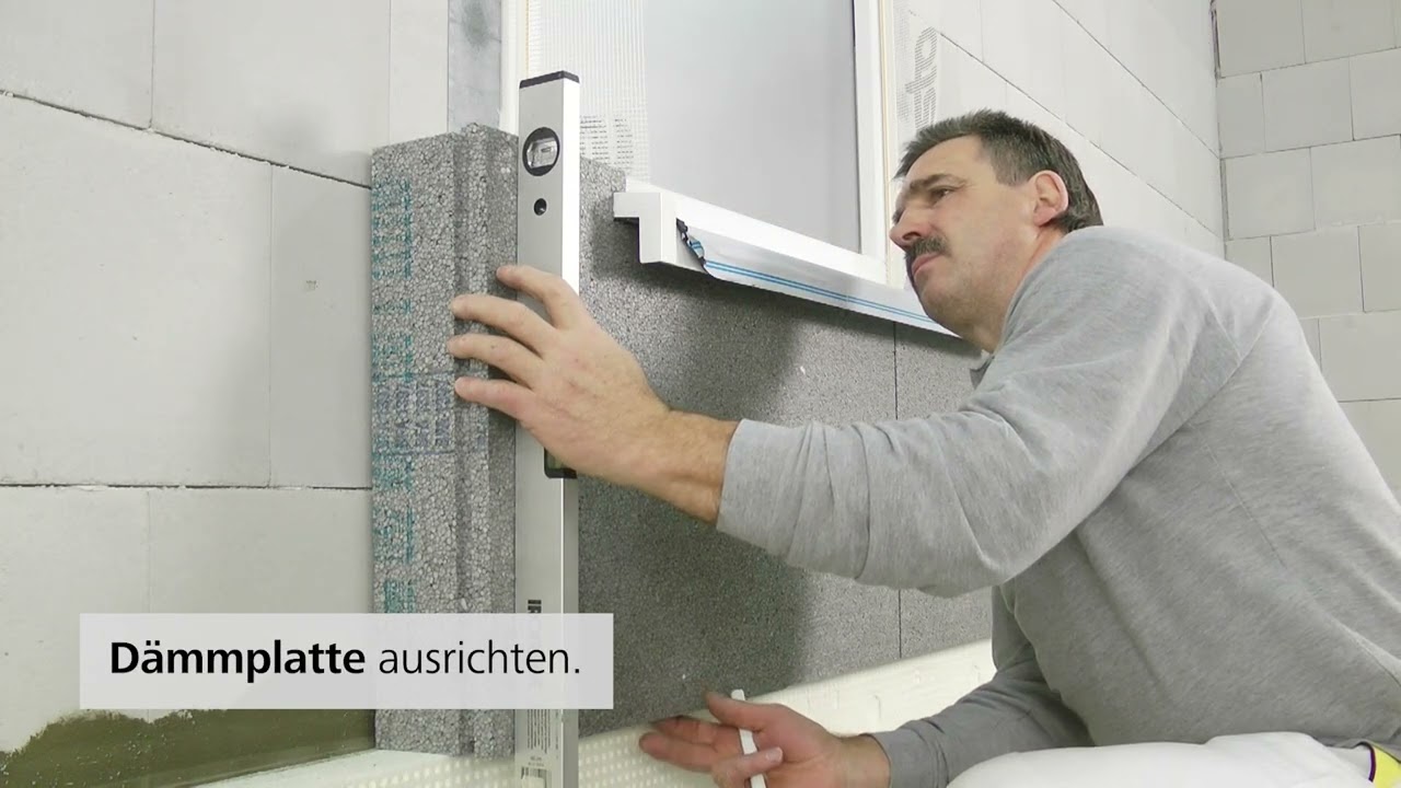 Sto-WDVS - Einbau StoFentra Profi