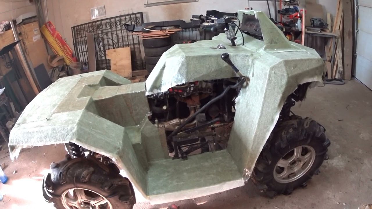 #Квадроцикл из ВАЗ 2115. Изготовление пластика.