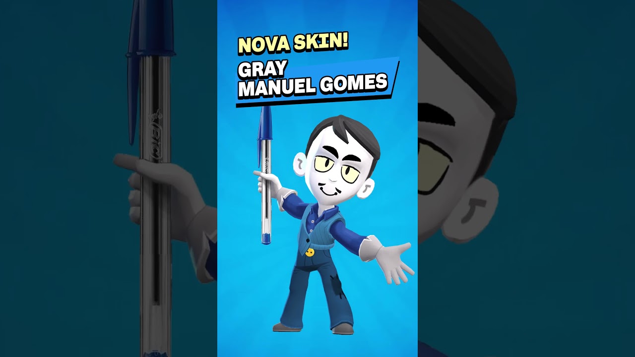 Skin do Manuel Gomes pro Gray do Brawl Stars #brawlstars #skin #gray #shorts