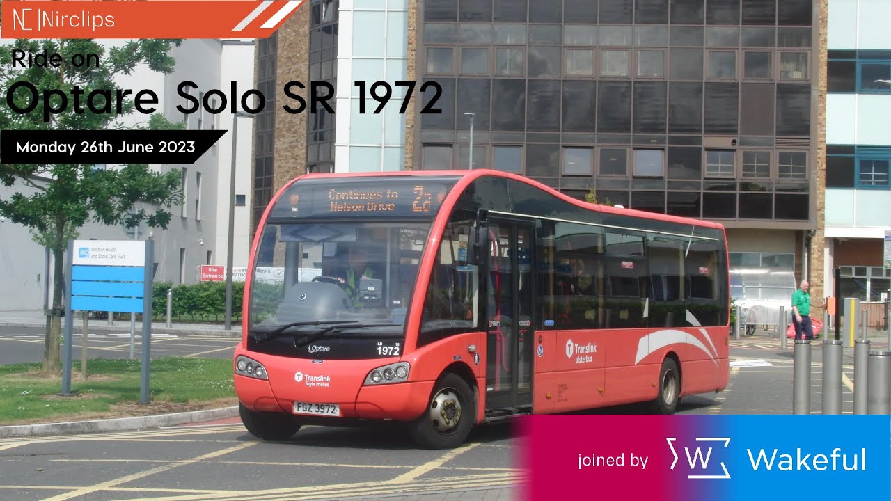 Ride on Translink Foyle Metro 1972 Optare Solo SR (FGZ 8972)