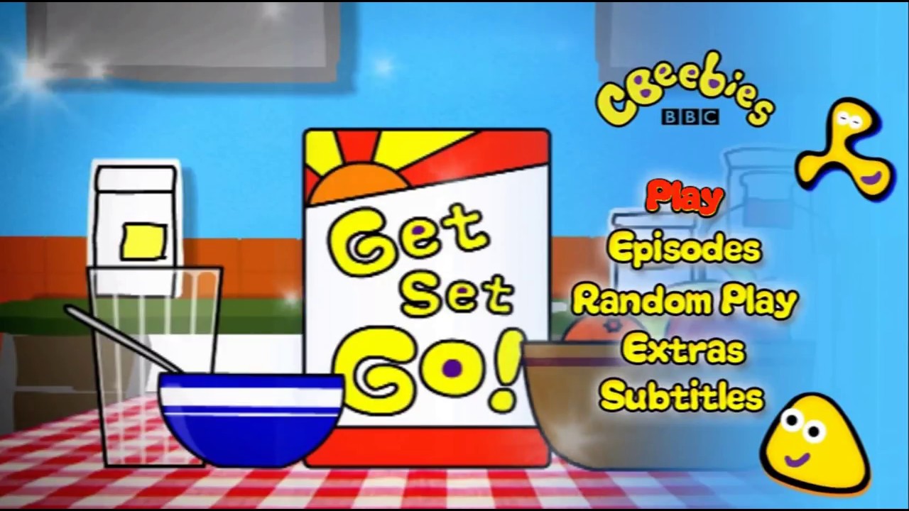 Cbeebies Get Set Go DVD Menu