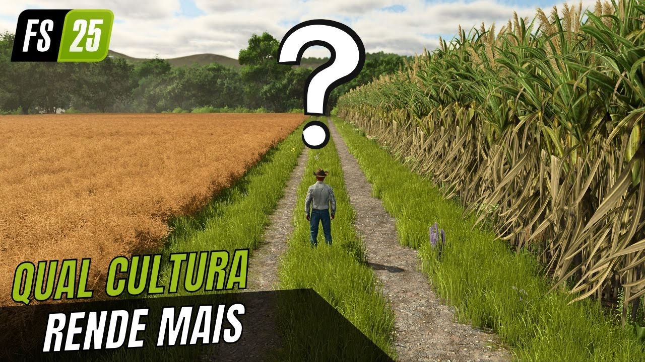 QUAL Cultura RENDE MAIS no Farming Simulator 25 | Qual Compensa mais, Qual dá Mais Dinheiro