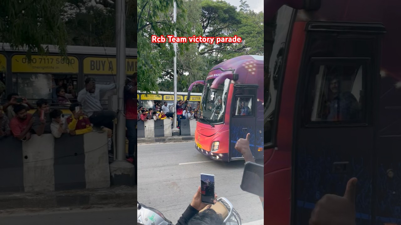 RCB Victory Parade Today LIVE | Bengaluru Victory Parade | RCB Parade In Bangalore | IPL 2025