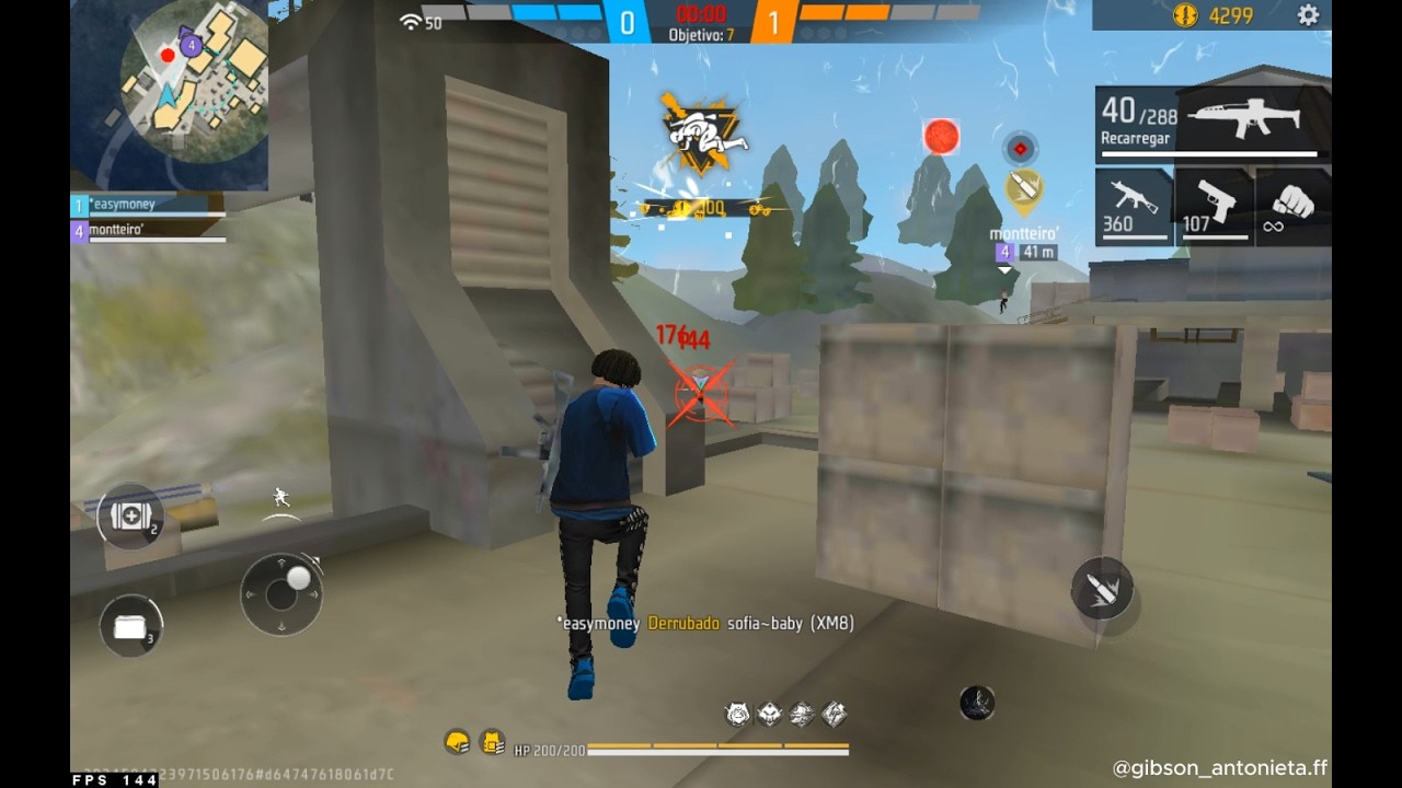 HIGHLIGHTS EM 4x4 APOSTADO! 🥋🏆 1280x800 Highlights PC Fraco Free Fire Ryzen 5 4500 RX 580 8 GB