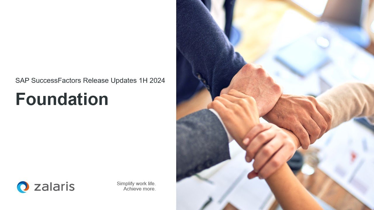 SuccessFactors Foundation - SAP 1H 2024 Release Key Updates | Zalaris