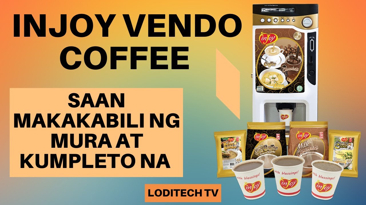 INJOY VENDO COFFEE ( SAAN MAKAKABILI NG MURA AT KUMPLETO NA )