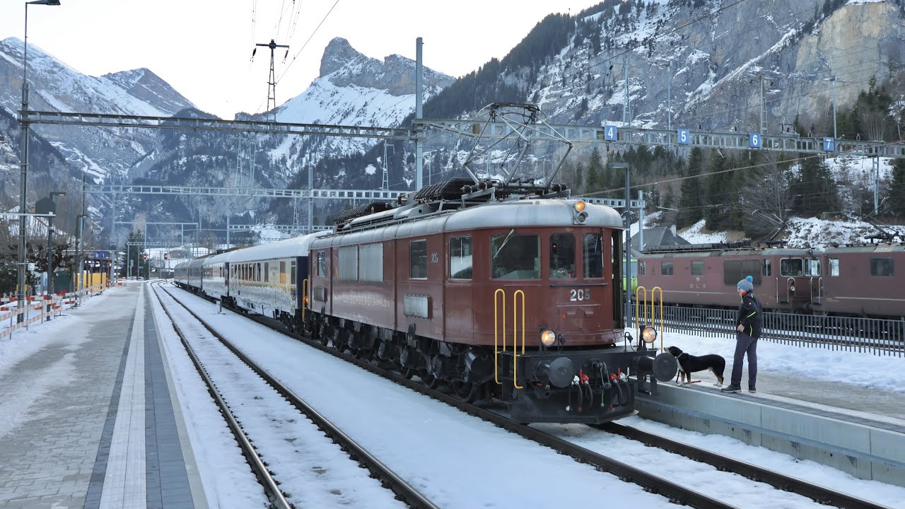 Ae 6/8 205 на фестивале Belle Époque – Престижный Continental Express в Кандерштег | SwissRails