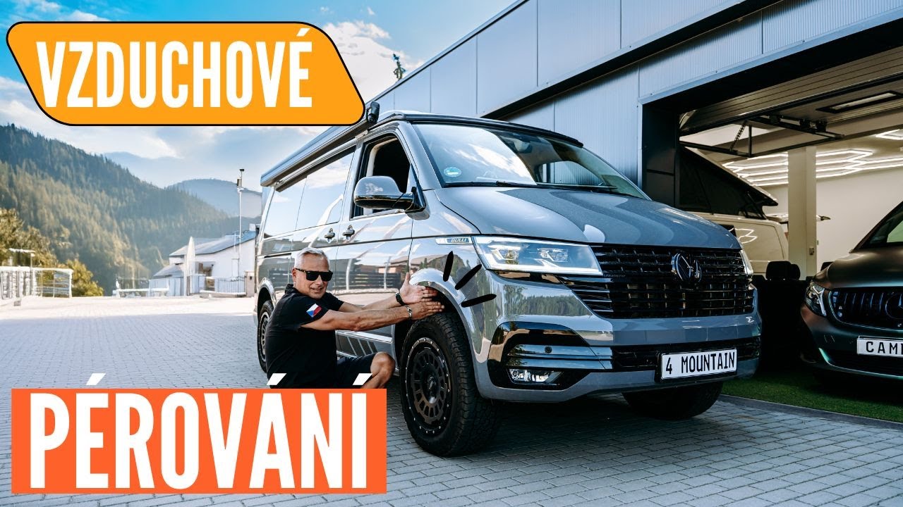  Konfortní jizda  se vzduchovím odpružením  T6.1 4x4 camper