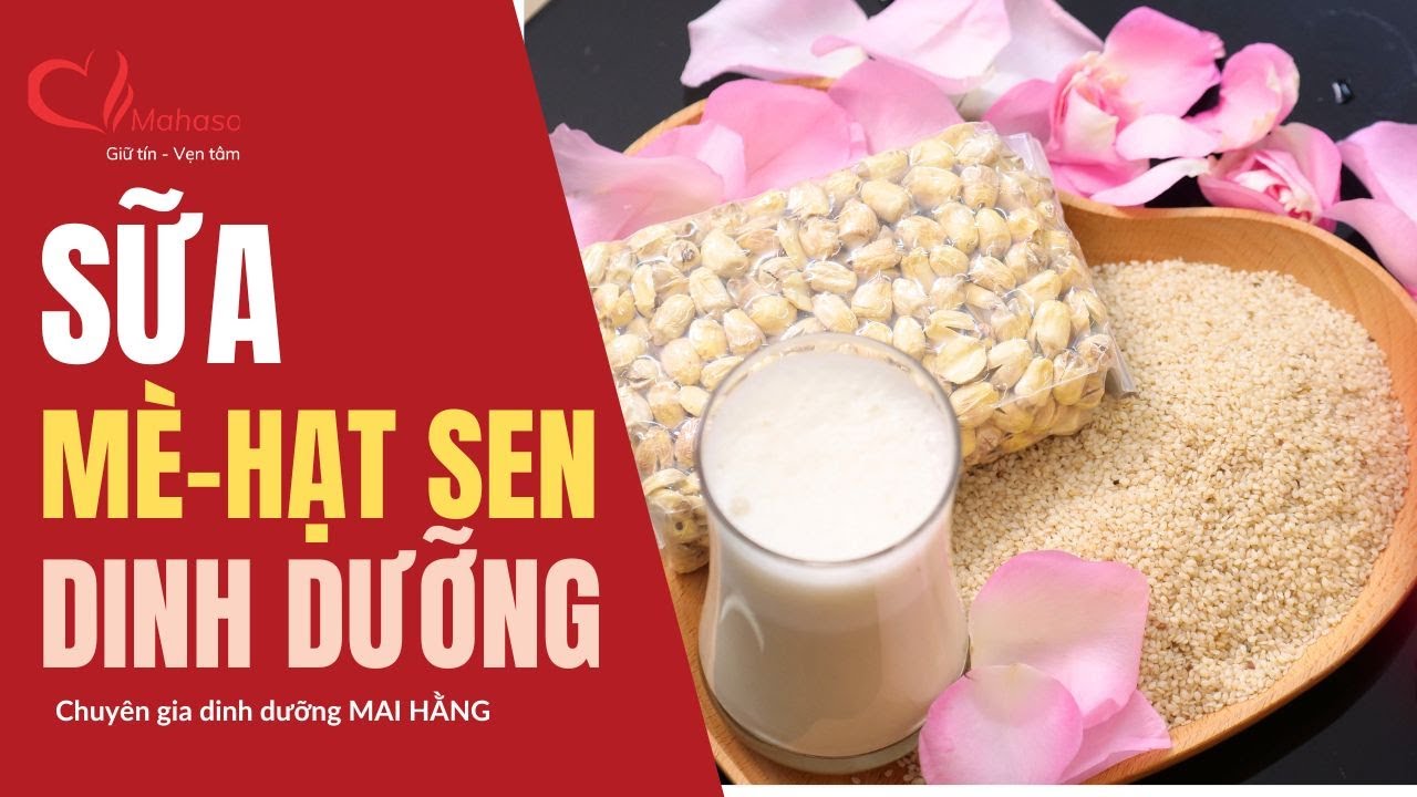 SỮA MÈ - HẠT SEN rất tốt cho người bị đau xương khớp | Mai Hằng Mahaso
