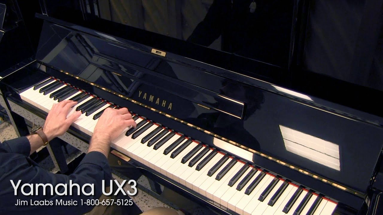 Yamaha UX3 SN 4461774 Upright Piano Video Demo