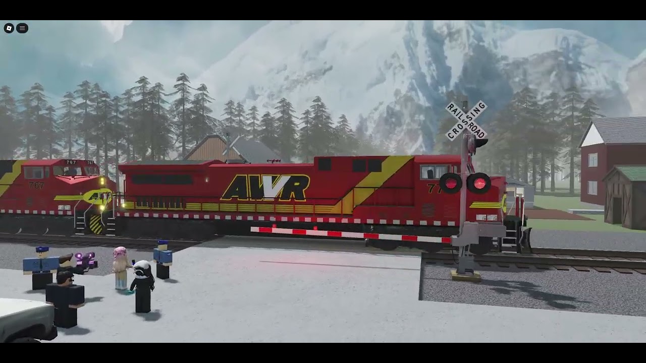 ROBLOX Railfanning at Findlay, PA S59E46: AWVR 777 & 767 The Unstoppable Train