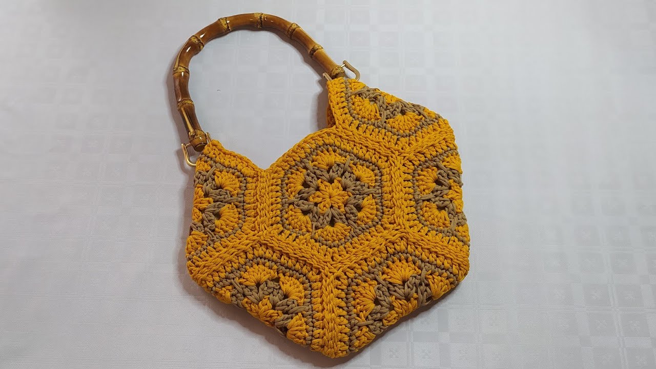 Tutorial Borsa Uncinetto Fiore Africano