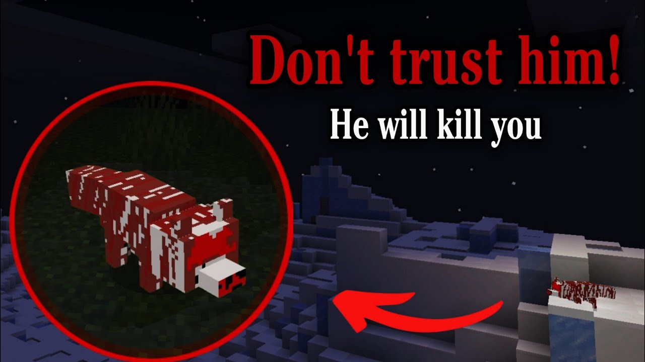 If you find this Fox in snow, Don't get close to it! (Bedrock Creepypasta)