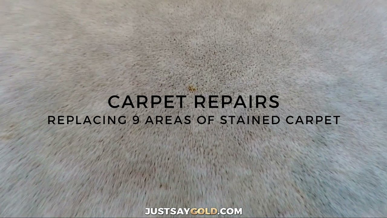 Replacing 9 Areas Of Pet Stained Carpet & A Closet In Placerville CA - Carpet Repair Time Lapse