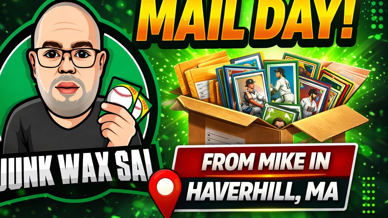 Mail Day! Thanks to Mike in Haverhill, MA! #junkwaxsal #hotgarbage #mail #mailday 