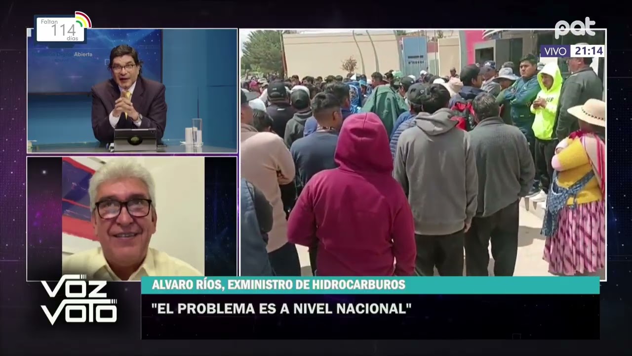 Entrevista  con el exministro de Hidrocarburos, Álvaro Ríos