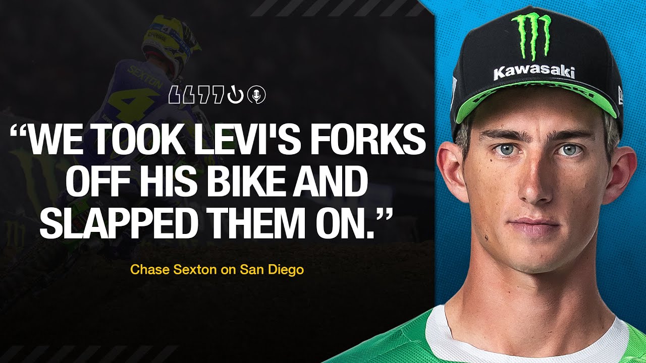 “We took the forks off his bike and…” | Chase Sexton on San Diego changes