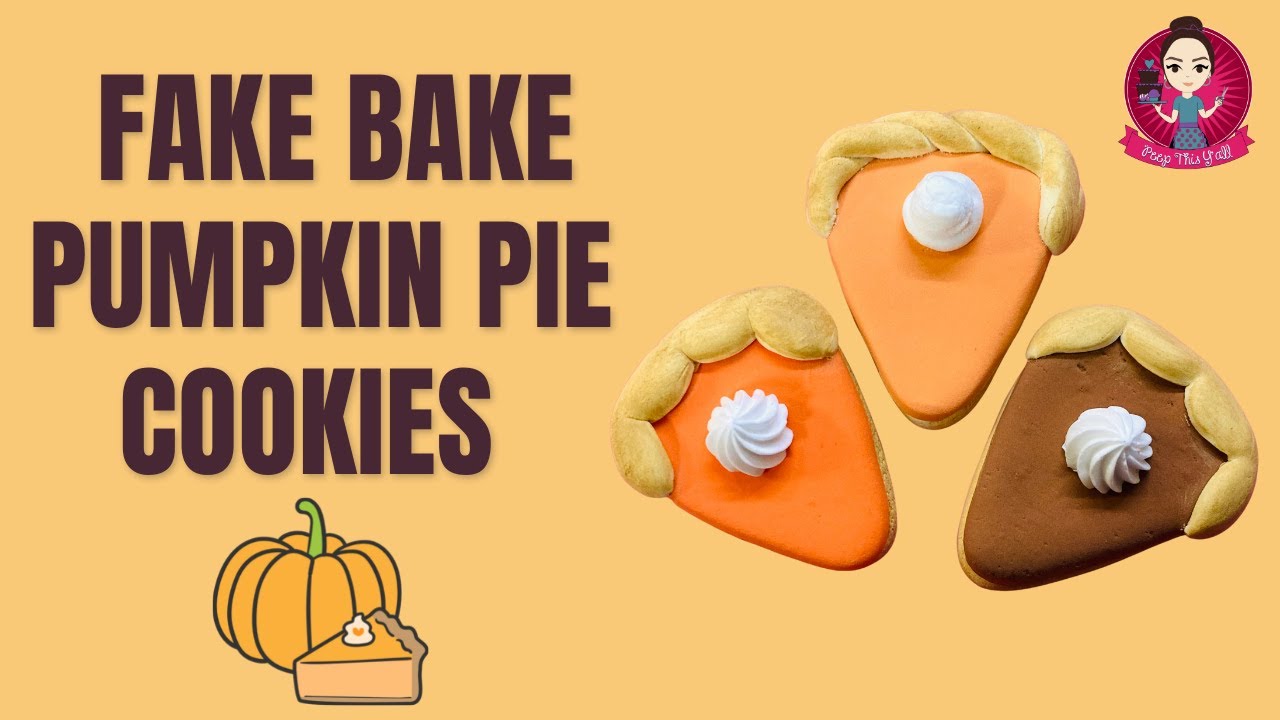 Fake Bake Pumpkin Pie Cookies