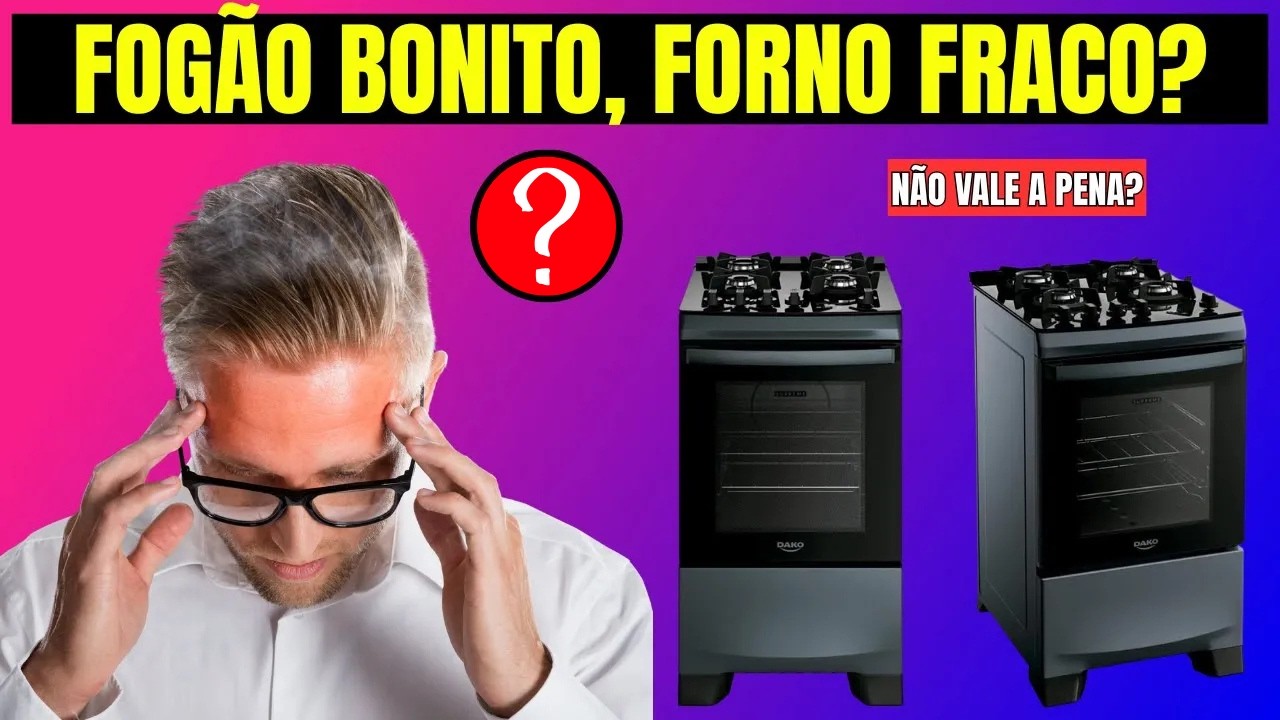 Fog&atilde;o Dako Supreme Timer Glass Titanium 4 bocas - VALE o investimento? Cuidado com isso!