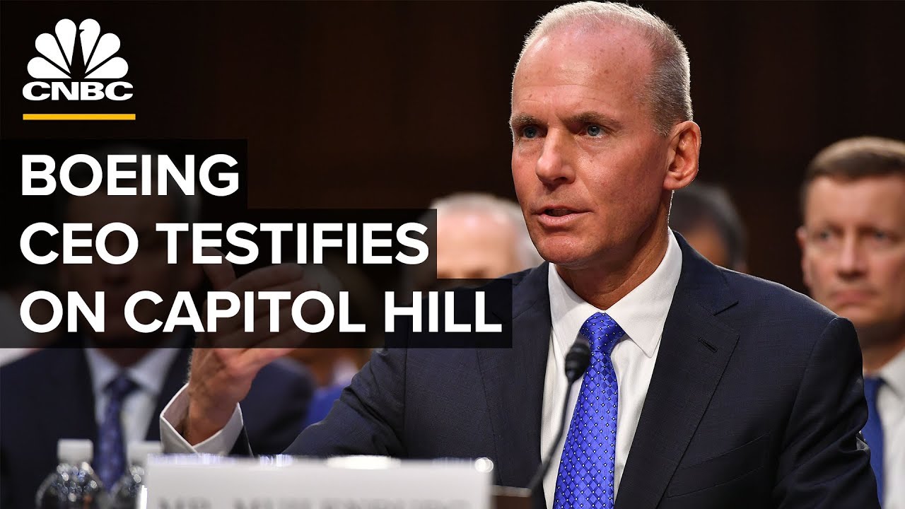 Boeing CEO Dennis Muilenburg faces heat in Congress over 737 Max crashes – 10/30/2019