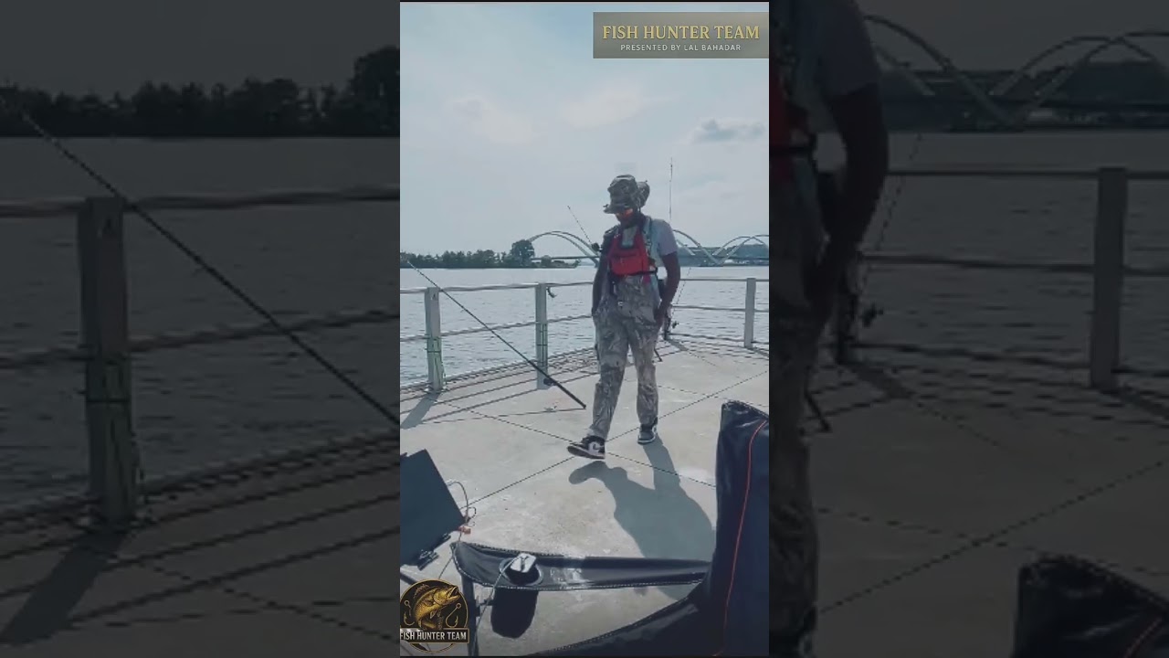 🎣 Fish Hunter Team &ndash; Pier Fishing Adventure 🌊🐟 #AnglerLife #FishingPassion #FishingWorld #Fishing