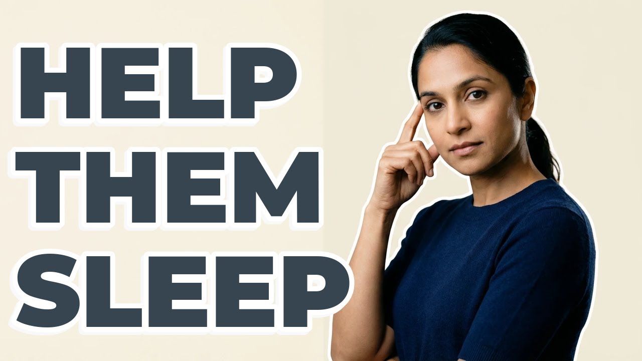 What makes a sick child sleep better?