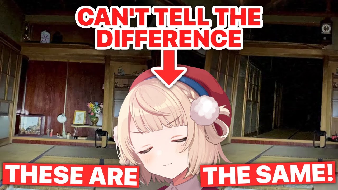 Ui-mama Can't Tell The Difference In This Horror Game (Shigure Ui) [Eng Subs]