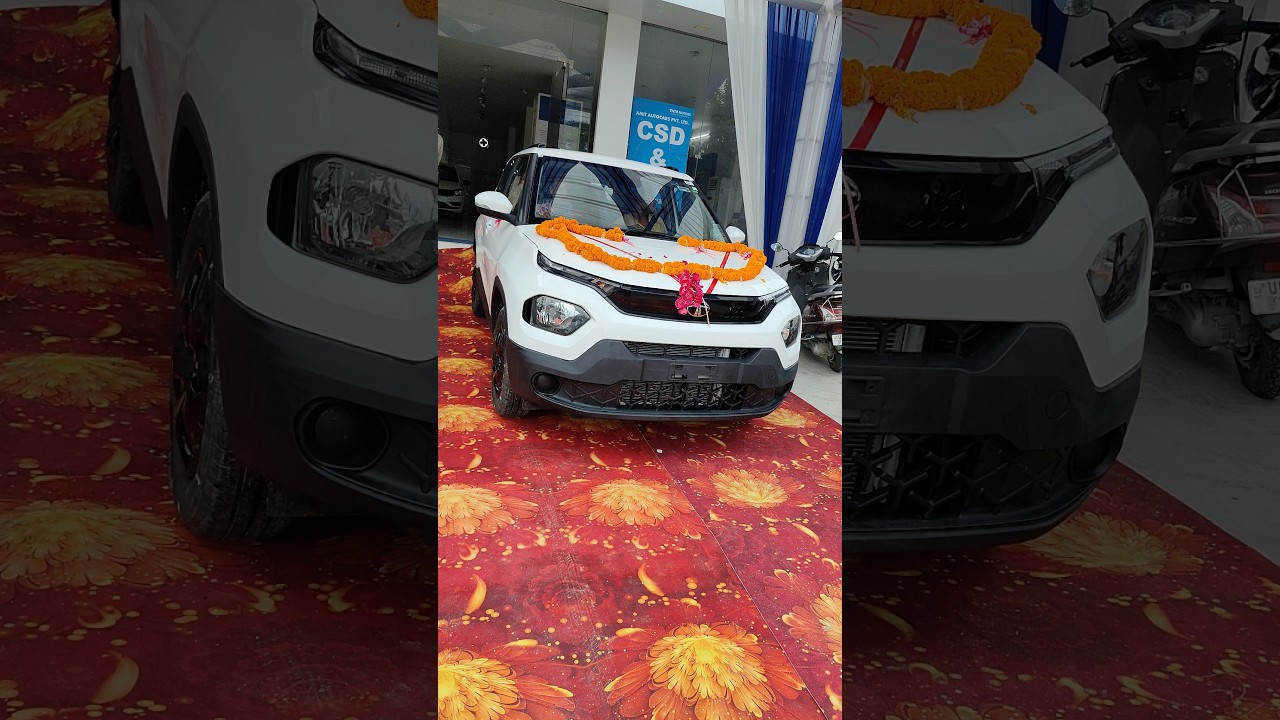 tata punch &hearts;️adventure plus white colour #punch #tata #automobile #adventure