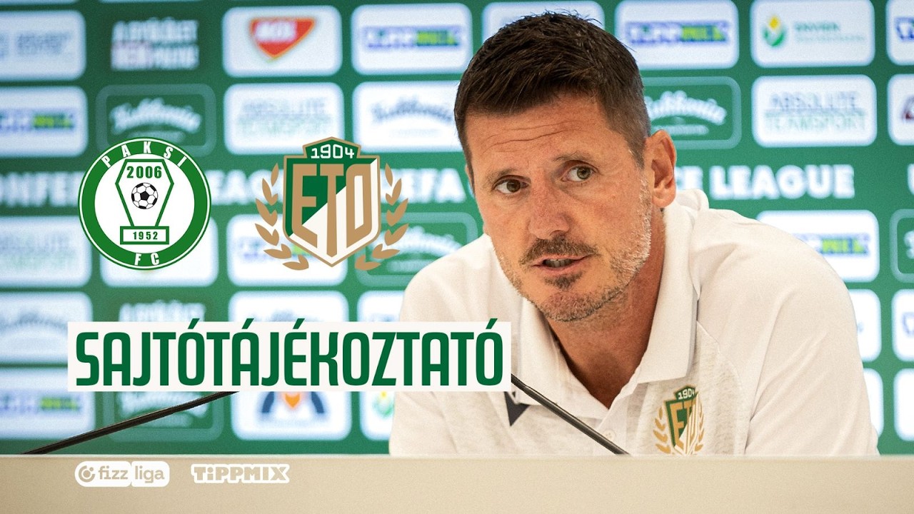 Sajtótájékoztató: Paksi FC-ETO FC (2026.02.22.)
