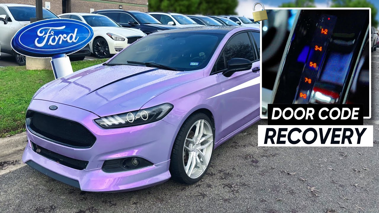 How To Retrieve Your Ford FACTORY DOOR Code!