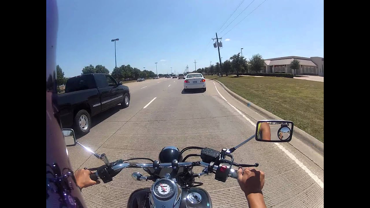 Day ride to the Gym V-Star 650 custom